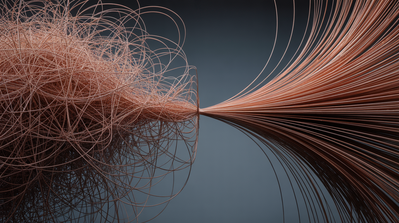 Reticolo parametrico che rappresenta interconnessioni sistemiche